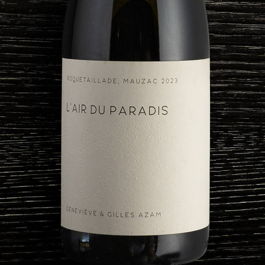 Vino L´Air du paradis. Languedoc, añada 2023